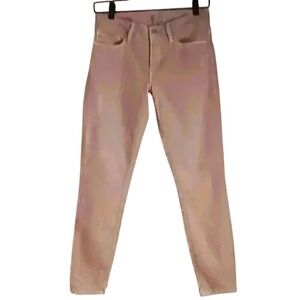 Mavi Jeans Alexa Ankle Mid Rise Skinny Leg Size 27/4 Pink Stretch Feminine